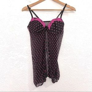 Basic Universal Hearts Babydoll Small